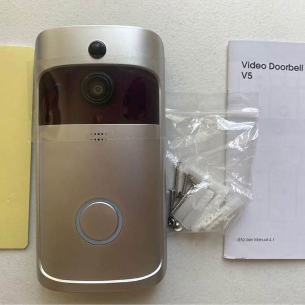 NEW!! Video doorbell V5 bluetooth night vision Wi-Fi/HD video/Two-way